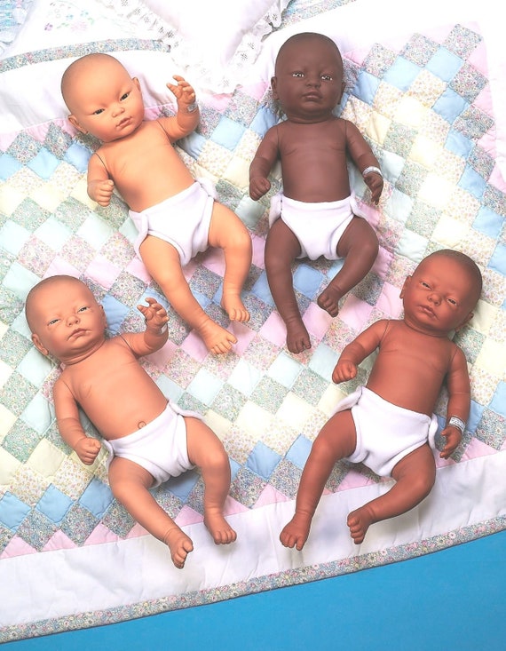 21" Newborn Anatomically Correct Doll | Sexed Male-Female | White-Dark-Black-Asian Skin Tones