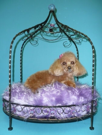 Jeweled Princess Pet Bed Etsy