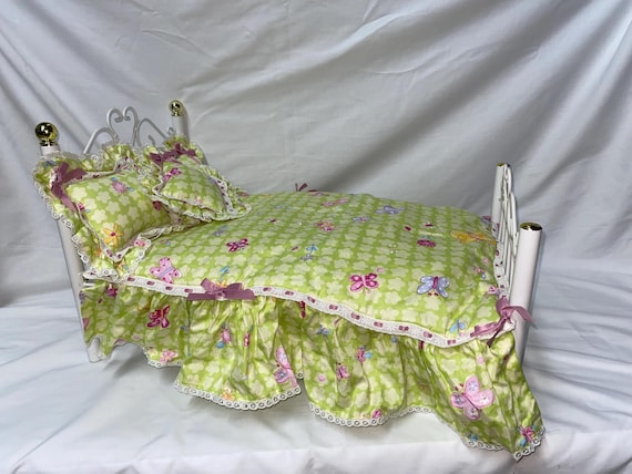 5 Piece Bedding Set for 18" Dolls | 18" Doll Beds | 18" Doll Clothing