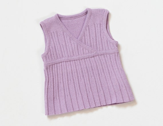 Lilac Sleeveless Knit Top | Fits Most 18" Girl Dolls | 18 Inch Doll Clothes