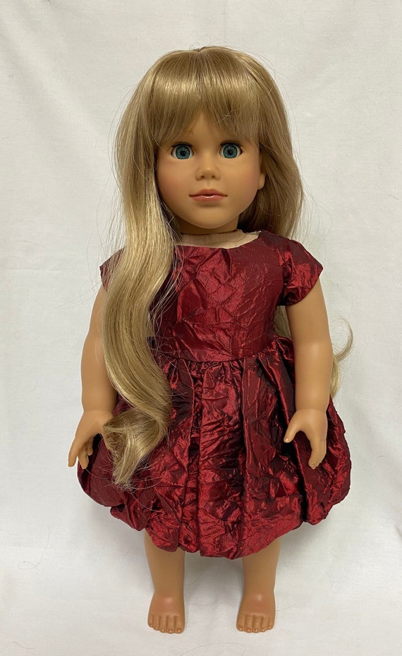 Wig for Dolls | Made by Monique | Designed to Fit Most 18" Doll Heads