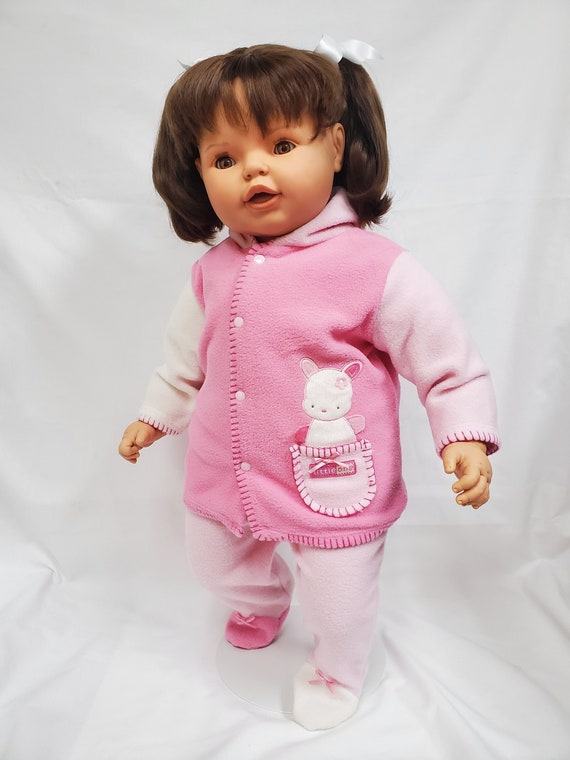 27" Big Kids Jessica with 2 pc. Fleece Hoodie Outfit | Soft Body Doll