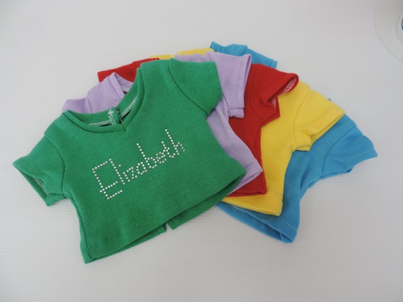 Rhinestone "Elizabeth" T-shirt | Fits Most 18" Girl Dolls | 18 Inch Doll Clothes