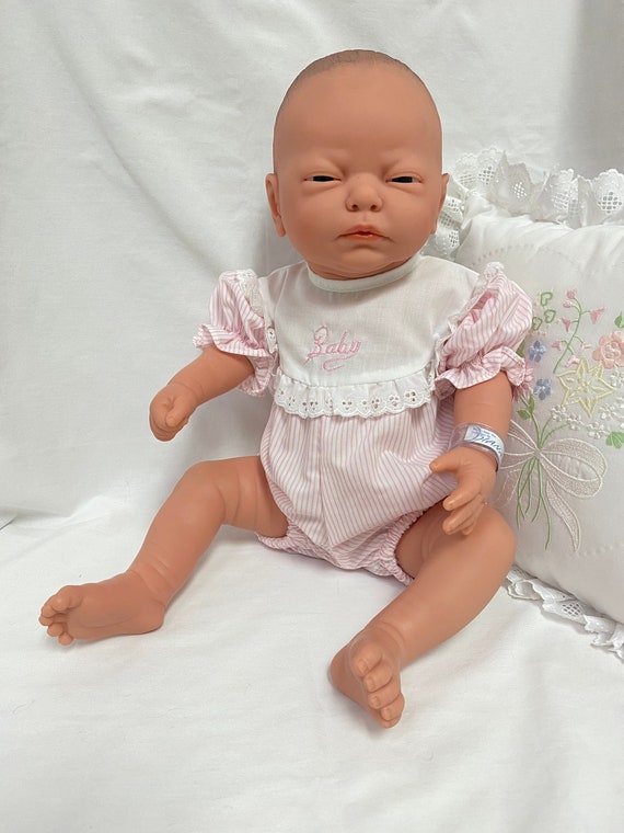 Pink Stripe Romper for 20-21" Baby Dolls | Vinyl Dolls