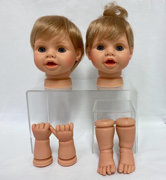 Vintage Doll Parts Set - Makes Approx. 14" Doll