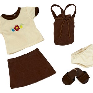 OUFOTAT 6 Set Girl Doll Clothes Dress for American 18 Inch Doll Clothes and Accessories Daily Outfits Dresses Skirts and Hat Girls Gift OUFOTAT 6 Set Girl Doll Clothes Dress for American 18 Inch Doll Clothes and Accessories Daily Outfits Dresses Skirts and Hat Girls Gift