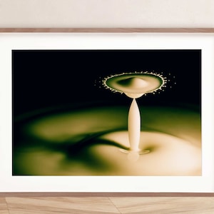 Water Abstract Art Photo, The Man With a Huge Hat - Downloadable Wall Art Prints