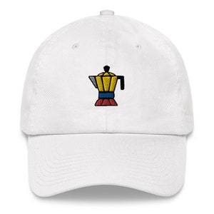 Colombian Cafetera Hat | Colombian Flag Coffee dad hat | Colombian Flag Gift Hat | Cute Colombian Hat
