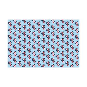 Dominican Flag Cafetera Wrapping Paper | Dominican Greca Gift Wrap