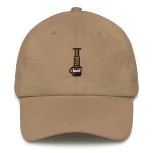AeroPress Coffee Dad hat | Espresso Coffee Hat | Espresso Lover's Aeropress Coffee Dad Hat: Stylish and Caffeinated