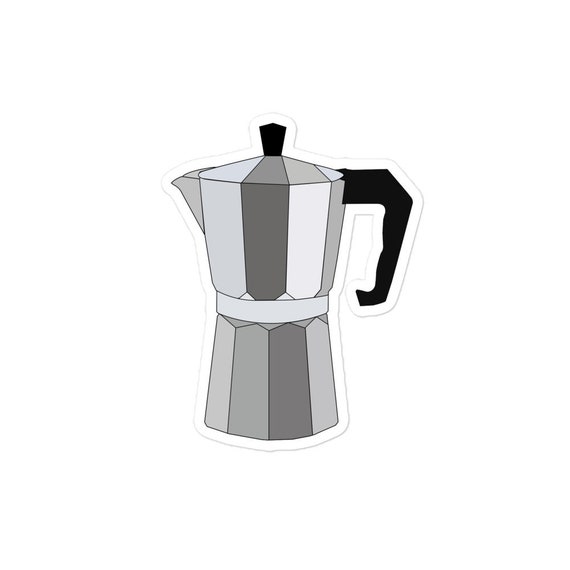 Spanish Cafetera Coffee Maker Sticker Mocha Pot 