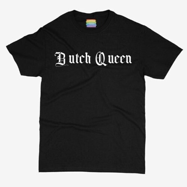 Butch Queen Gothic Script Tee