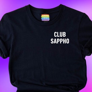 Club Sappho Subtle Lesbian Tee