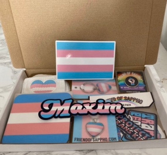 Pride Box / Trans Gift Box / LGBT Letterbox Gift / Transgender Etsy