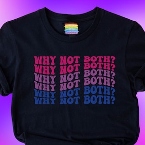 Bisexual Pride Flag Rainbow Print T-Shirt | Bi Pride Shirt | LGBTQ Shirt | Bisexy Shirt | Funny Bi Pride Shirt | Bisexual Shirt |