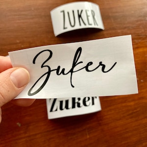 Custom Vinyl Storage Labels, Personalized Kitchen Stickers, Vinyl Stickers, Personalized Stickers