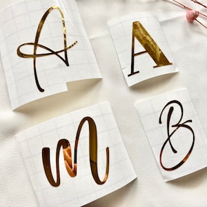Letter stickers, name stickers, vinyl stickers, personalized font, sticker personalized, sticker personalized