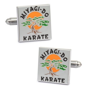 Cobra Kai Miyagi Do Cufflinks and Lapel Pin