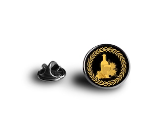 Professional Badge Lapel Pin & Shirt Cufflinks: Oenologist- New Professions - 16mm on Magglass