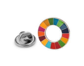 Gemelolandia - 2030 Agenda Lapel Pin - Pin 25mm - United Nations Sustainable Development Goals SDGs