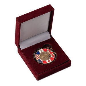 Normandy 75th Anniversary Medal 40 mm in Case