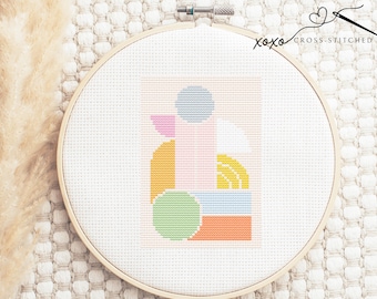 Modern Mini Cross Stitch Pattern