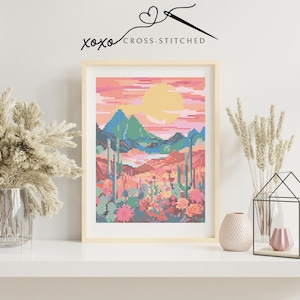 Sunset Cross Stitch Pattern