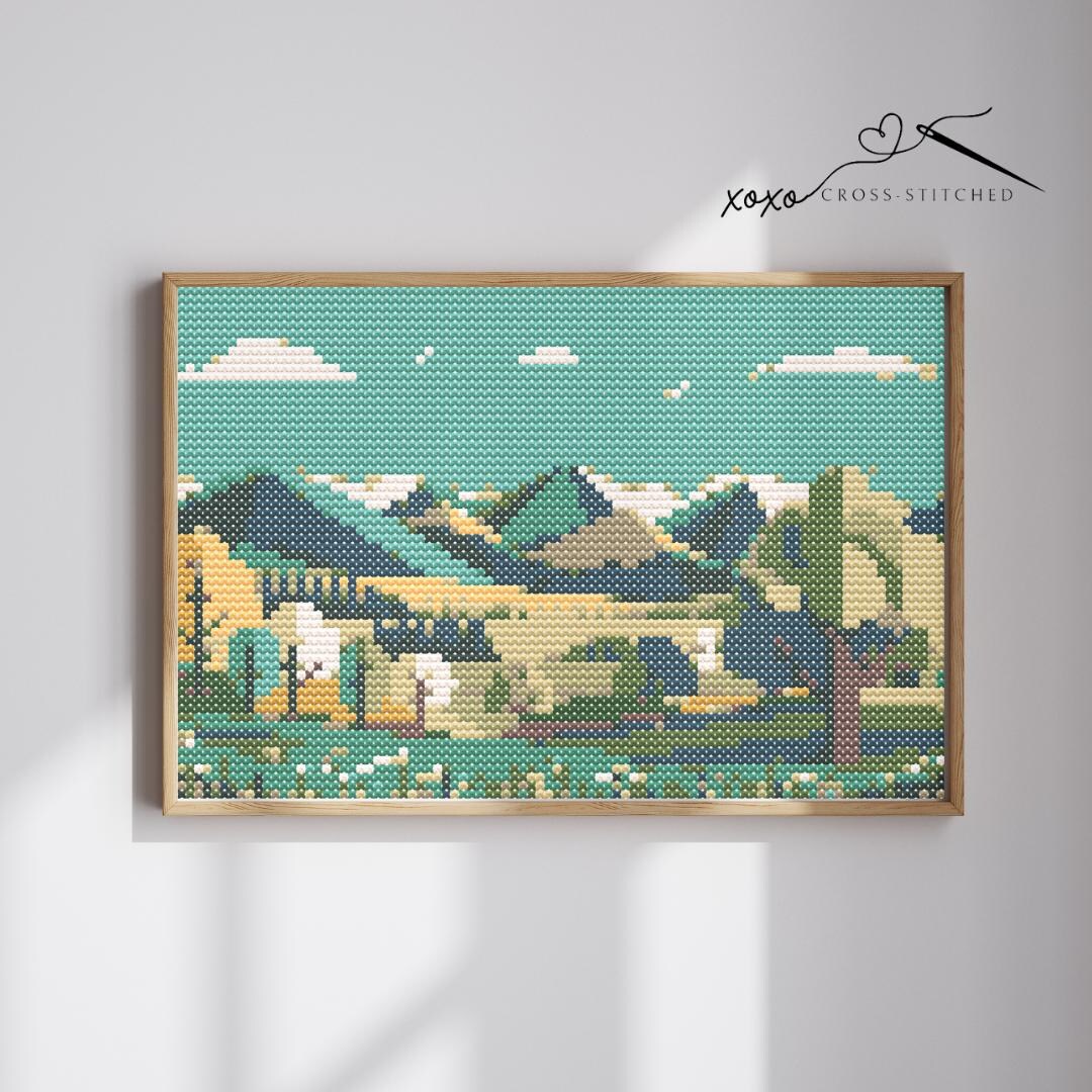 Nature Cross Stitch Pattern Etsy