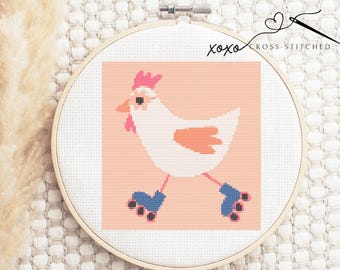 Chicken Cross Stitch Pattern