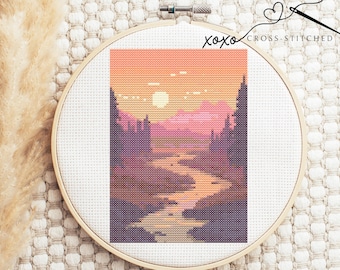 Landscape Cross Stitch Pattern