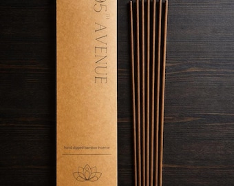 Varitas de incienso de granada negra, aromaterapia vegana, incienso premium, regalo vegano para relajación, meditación y yoga.