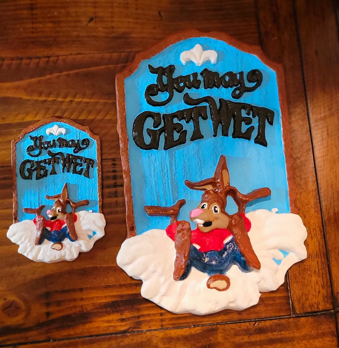 Splash Mountain You May Get Wet Sign, Splash Mountain Sign, Custom