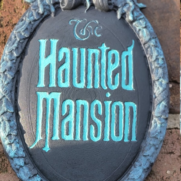 Haunted Mansion Sign, Disney prop Haunted Mansion prop, Disney Haunted Mansion signs, Haunted Mansion Room Decor, Disney Halloween Decor