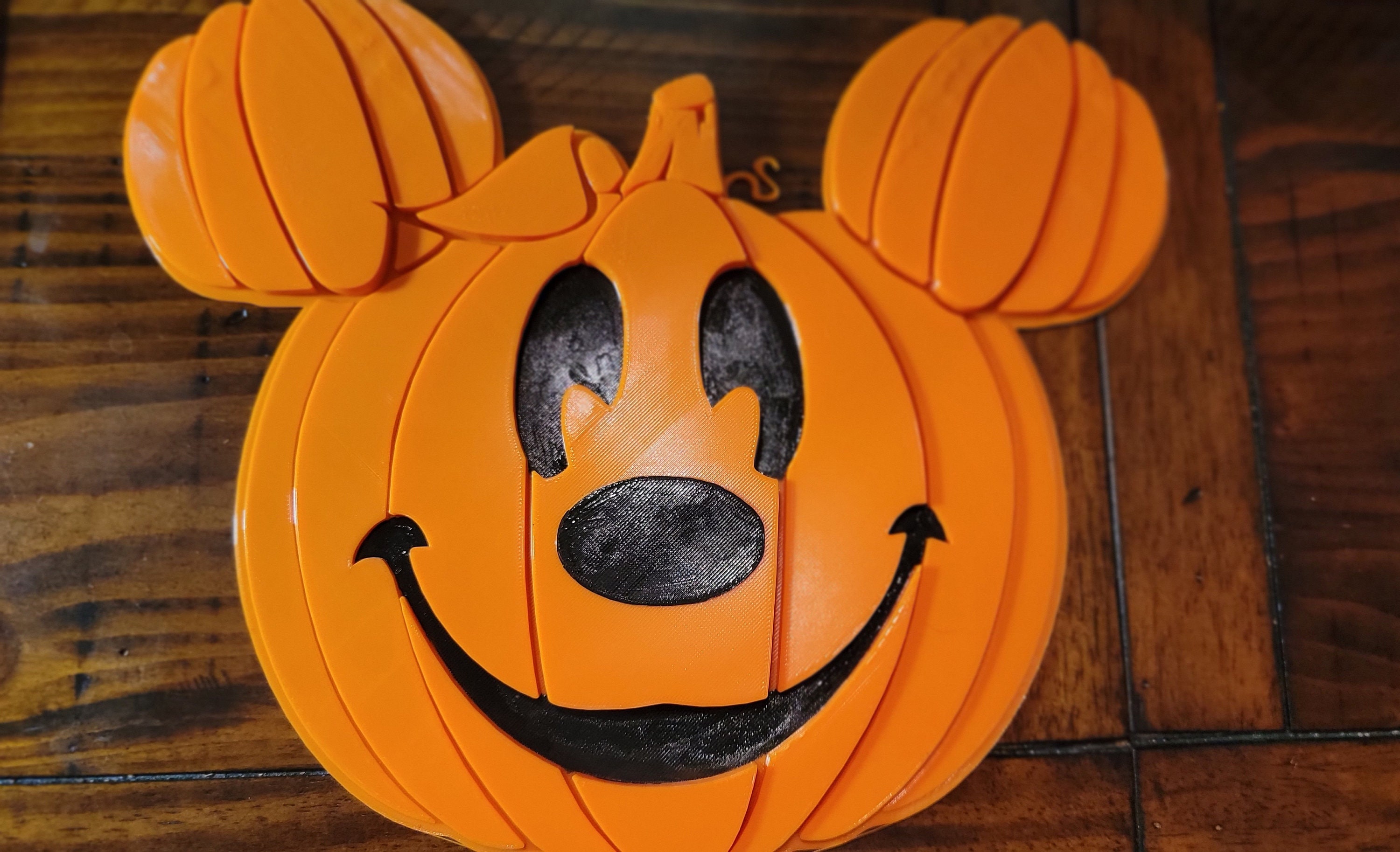 Mickey Pumpkin Mickey Halloween decoration Etsy