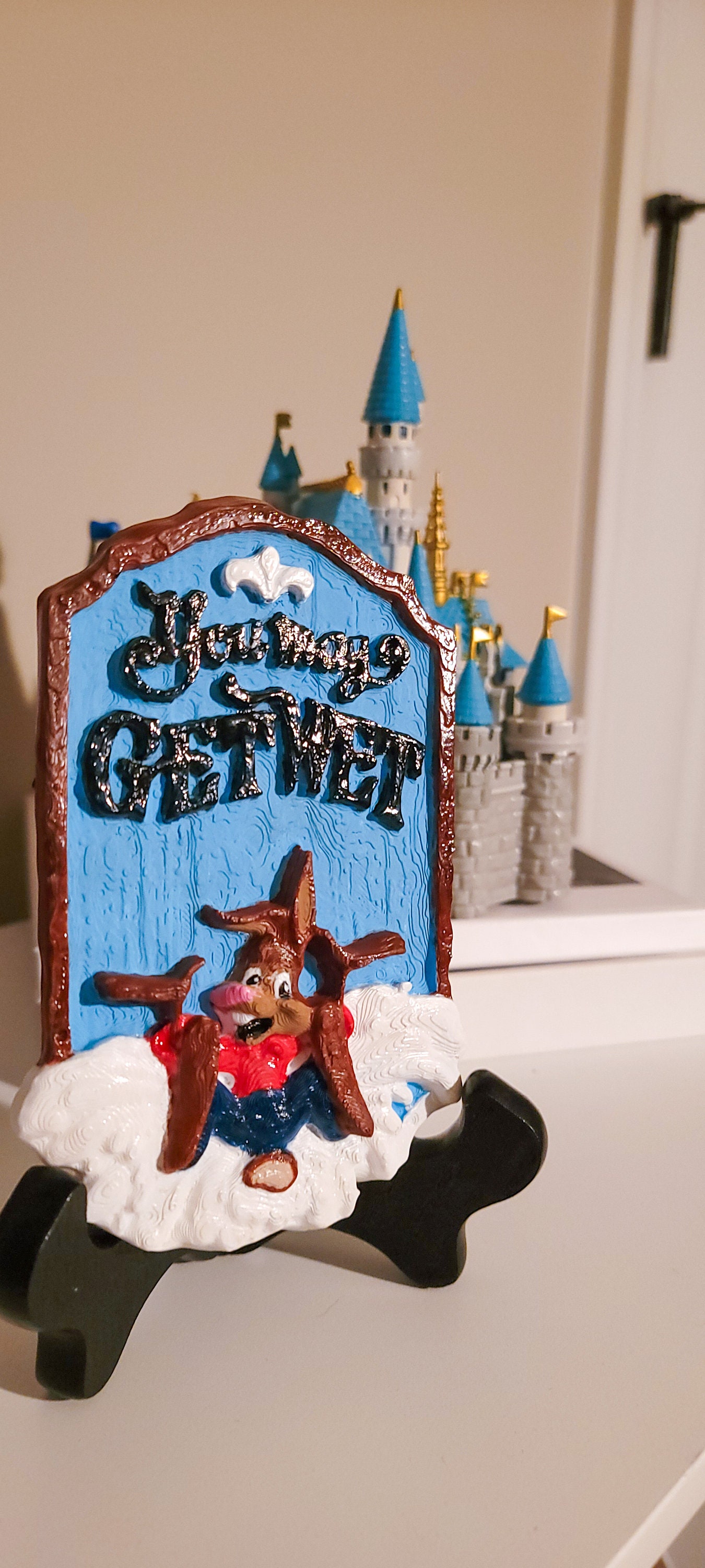 Splash Mountain You May Get Wet Sign, Splash Mountain Sign, Custom