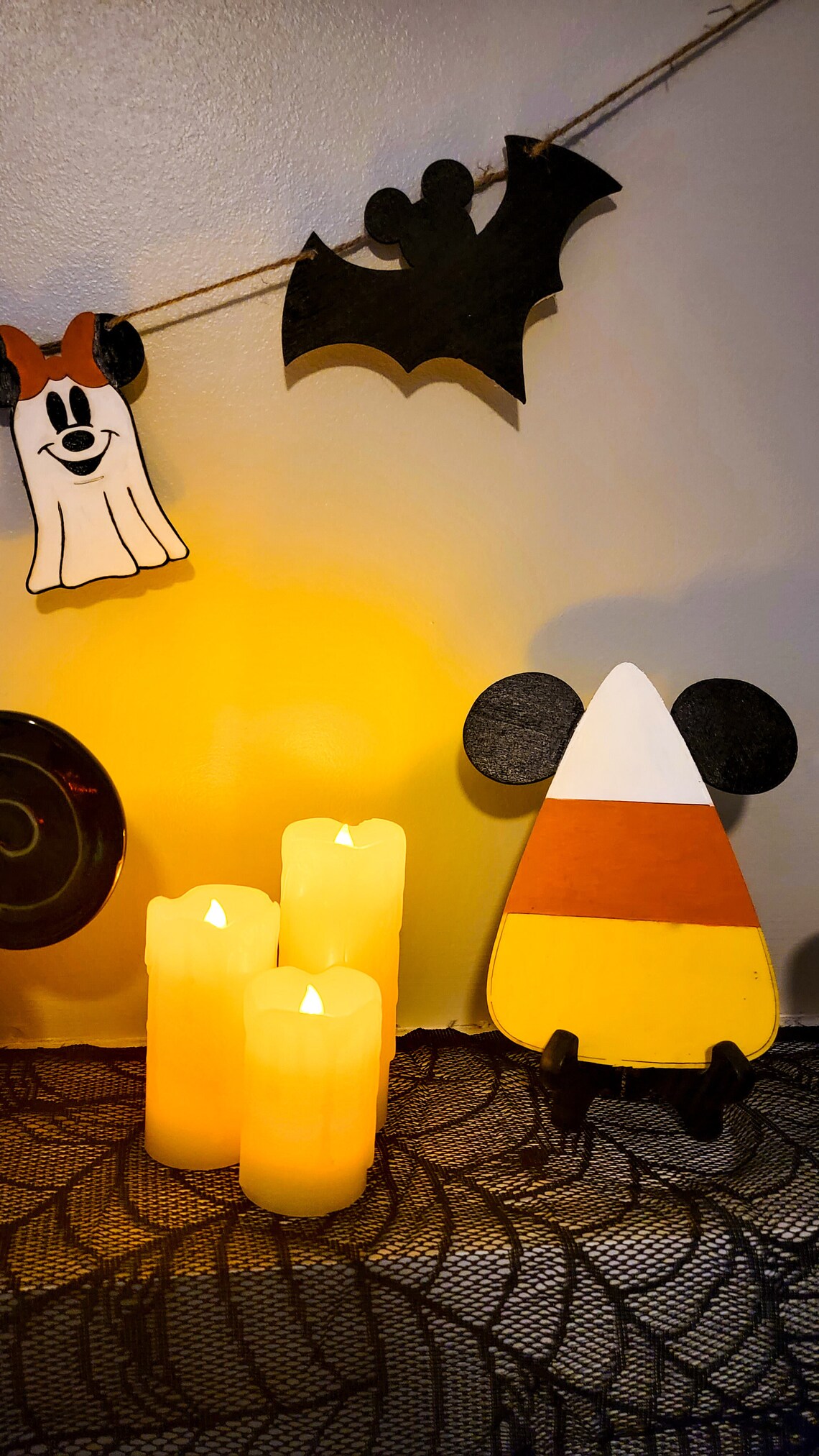 Mickey Halloween Garland, Mickey Ghost, Mickey Bats, Disney Halloween