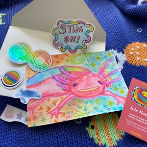 Custom snail mail with extra goodies