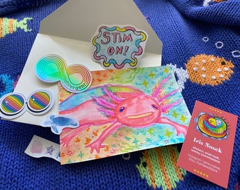 Courrier postal personnalisé avec des cadeaux supplémentaires