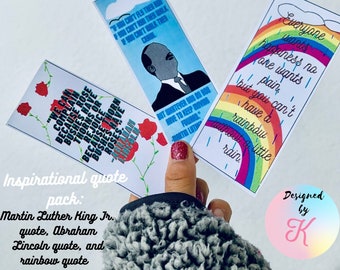Inspirational quote pack~~comes laminated