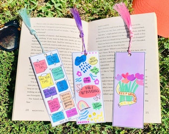 Mental Health Matters bookmarks~~Comes with a tassel!