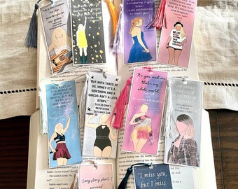 Tay bookmarks~~can come with tassel