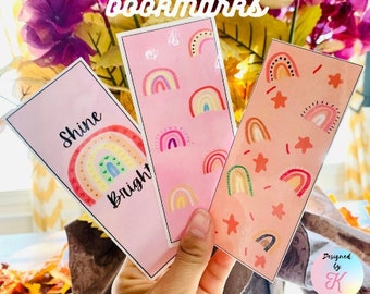 Boho Rainbow bookmarks~~~~