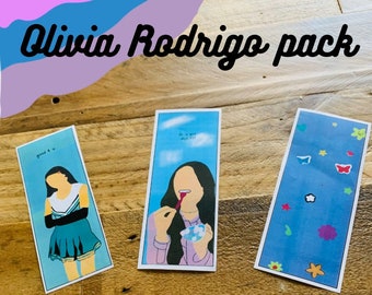 Olivia bookmarks~~~Comes laminated