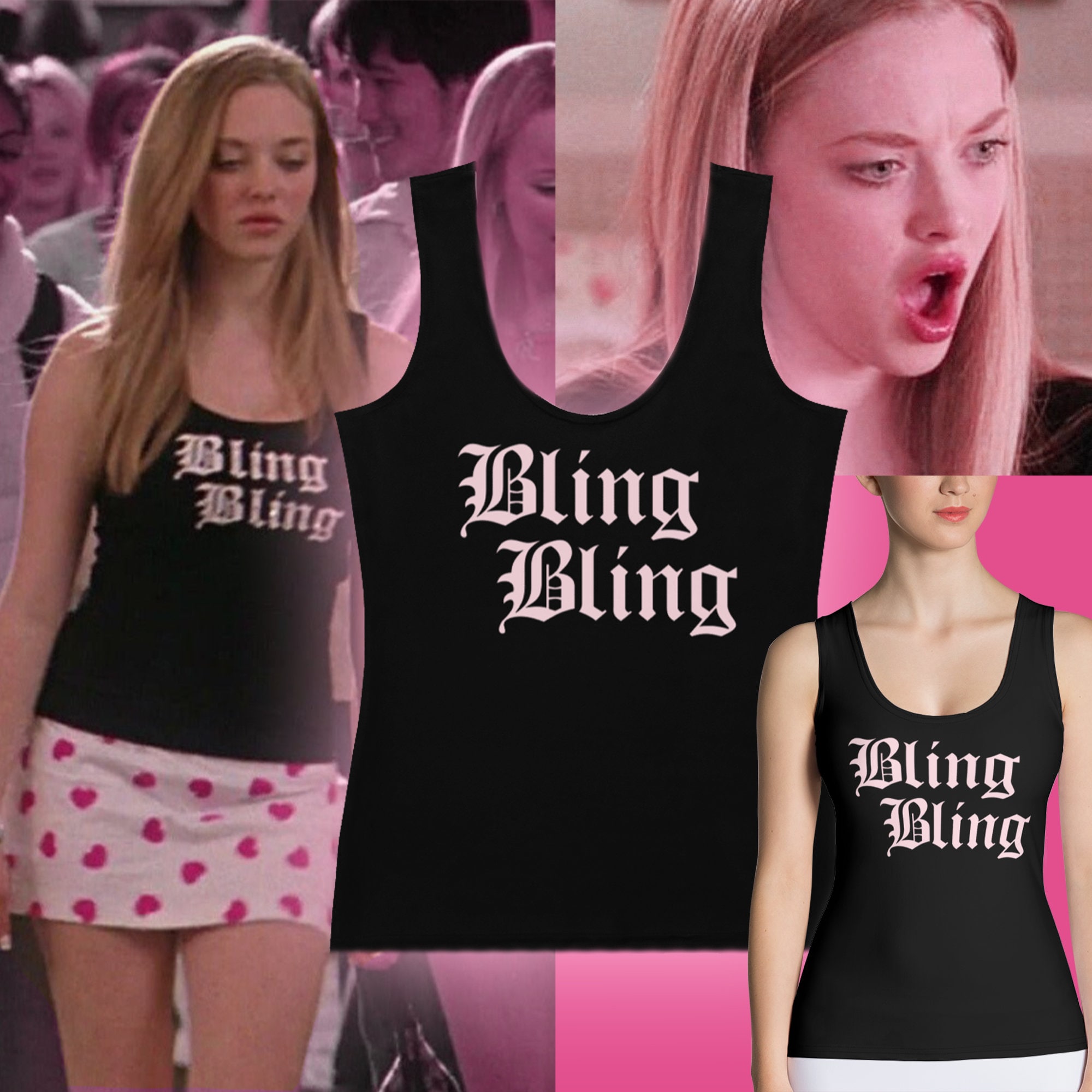 Bling Bling $BLO,NDE ladies flowy tank