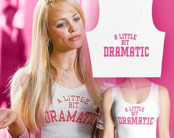 Y2K WHITE CROP TOP BABY TEE T SHIRT SIZE S UNIF MEAN EARLY 2000s REGINA  GEORGE