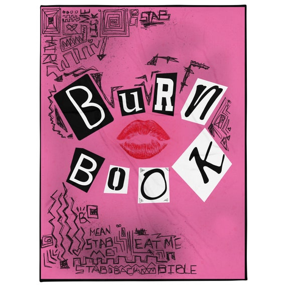 Burn Book Mean Girls Throw Blanket