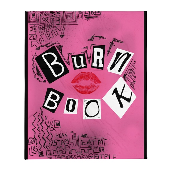 Burn Book Mean Girls Throw Blanket