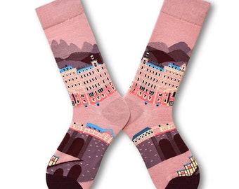 Grand Budapest Hotels Socks - Wes Anderson Gift - Film Gift