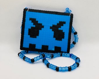 Barely Alive DJ Perler Necklace