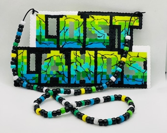 Lost Lands Logo Perler Necklace